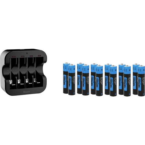 Hixon Q022 Rundzellen-Ladegerät LiIon Micro (AAA), Mignon (AA)