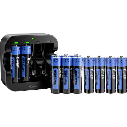 Hixon Q022 Rundzellen-Ladegerät LiIon Micro (AAA), Mignon (AA)