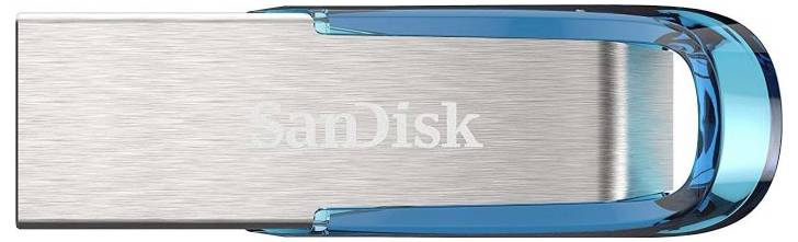 SanDisk Ultra Flair USB-Stick Retail 64 GB Blau SDCZ73-064G-G46B USB-A (USB 3.2 Gen 1)