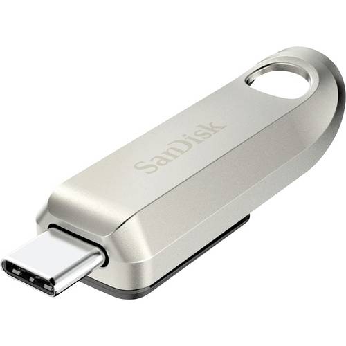 Thumbnail - SanDisk Ultra Luxe USB-Stick Retail 32 GB Silber SDCZ75-032G-G46 USB-C® (USB 3.2 Gen 1)