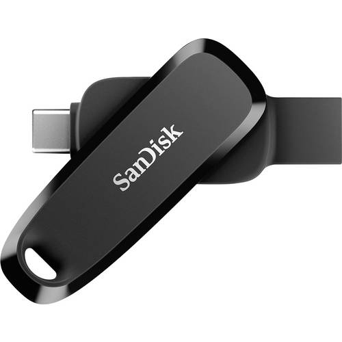 Thumbnail - SanDisk Phone Drive USB-Stick Retail 256 GB Schwarz SDDDC6-256G-G46 USB-C® (USB 3.2 Gen 1), USB-A (USB 3.2 Gen 1)