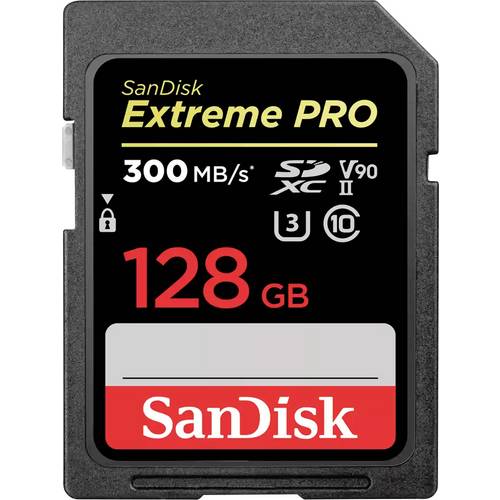 SanDisk Extreme Pro SDXC-Karte Retail 128 GB UHS-II