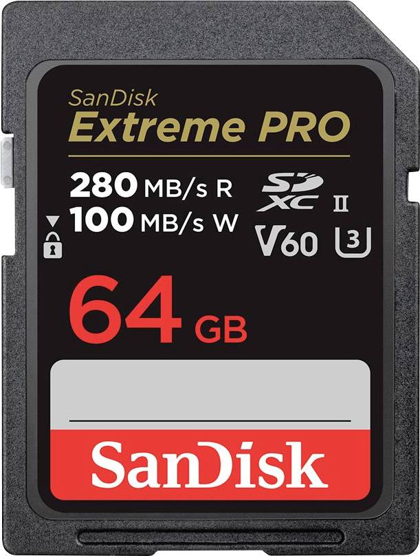 SanDisk Extreme Pro SDXC-Karte Retail 64 GB UHS-II