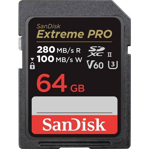 SanDisk Extreme Pro SDXC-Karte Retail 64 GB UHS-II