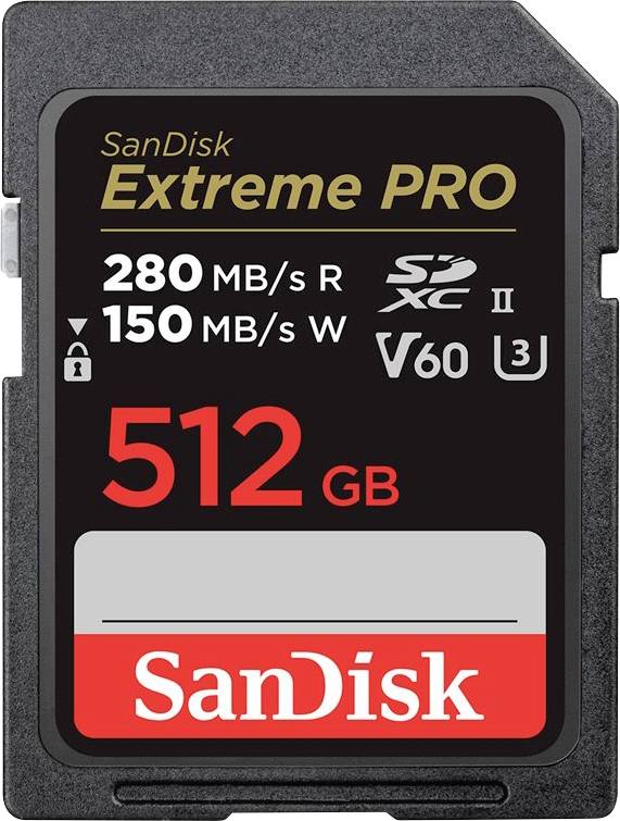 SanDisk Extreme Pro SDXC-Karte Retail 512 GB UHS-II