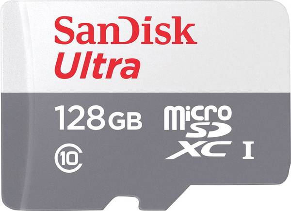 SanDisk Ultra - Flash-Speicherkarte - 128 GB - A1 / UHS Class 1 / Class10 - micr