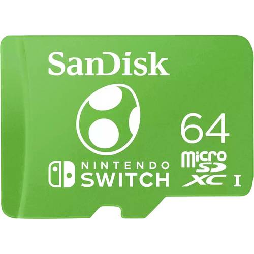 SanDisk Exterme Yoshi-Edition microSDXC-Karte Retail 64 GB UHS-I
