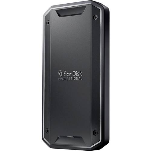 SanDisk 2 TB Externe SSD USB-C® (USB 3.2 Gen 2), Thunderbolt 3 Schwarz SDPS31H-002T-GBCND