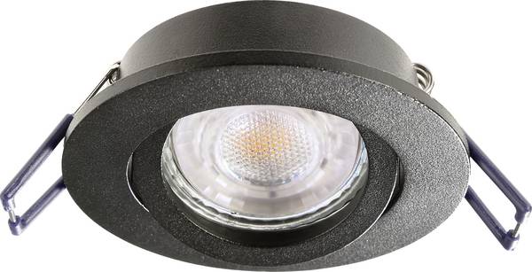 Deko Light Samsola, rund, Schwarz 110043 Deckenstrahler  GU10   Schwarz (matt)