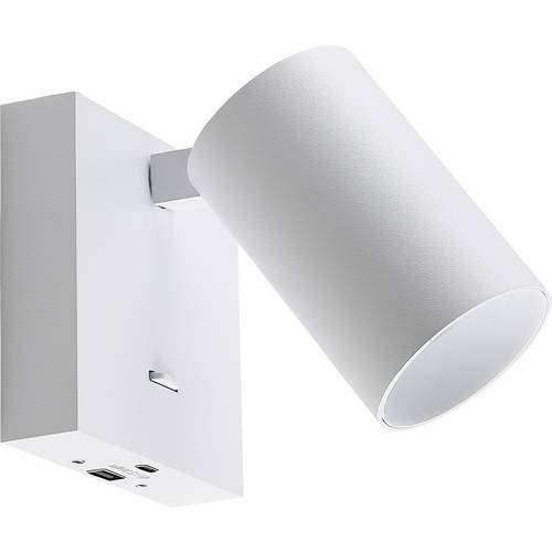 Deko Light Can Tilt eckig USB, 1x 7,5 W GU10, Weiß 341339 Wandaufbauleuchte GU10 7.5 W Weiß
