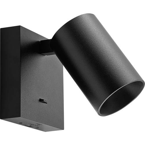 Deko Light Can Tilt eckig USB, 1x 7,5 W GU10, Schwarz 341340 Wandaufbauleuchte GU10 7.5 W Schwarz