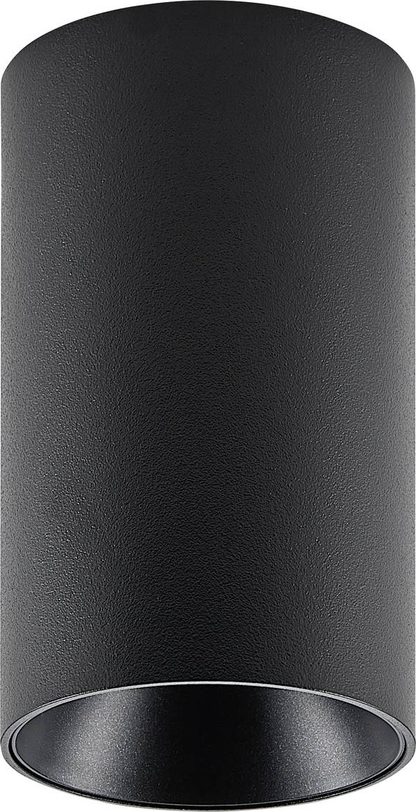 Deko Light 348242 Can IP20, 1x 7,5 W GU10, Schwarz Deckenaufbauleuchte  GU10  7.5 W Schwarz