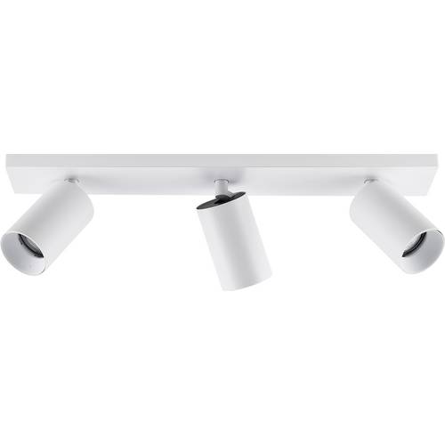 Deko Light 348249 Can Tilt eckig, 3x 7,5 W GU10, Weiß Deckenaufbauleuchte GU10 7.5 W Weiß