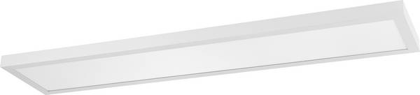 Deko Light 348260 Pro Office Sano 1525, 32/35,5/38/43 W, DIM, 3000/4000 K, weiß Deckenaufbauleuchte SMD LED Lichtquelle nicht austauschbar EEK: E (A - G) 43 W Verkehrsweiß (RAL 9016)
