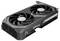 Eine schwarze Grafikkarte mit zwei großen Lüftern, Marke 'Zotac Gaming', Modell 'GeForce RTX'.