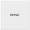 Das Bild zeigt das ZOTAC-Logo in schwarzer Schrift auf grauem Hintergrund.