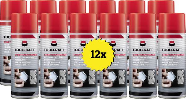 TOOLCRAFT  TO-9919809x12 Etikettenentferner 12 St.