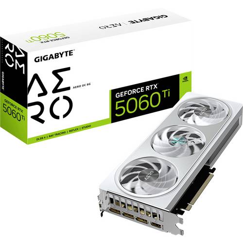 Thumbnail - Gigabyte Grafikkarte Nvidia GeForce RTX 5060 Ti GeForce RTX 5060 Ti 8 GB GDDR7-RAM