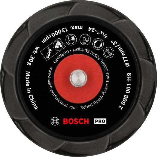 Bosch Accessories 2608001119 PRO Schleifteller, 77 mm, Klett