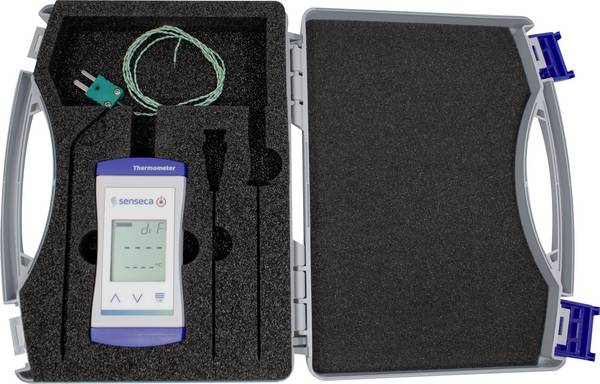 Senseca ECO 130.2-GTF300-SET 2-Kanal Alarmthermometer Fühler-Typ K