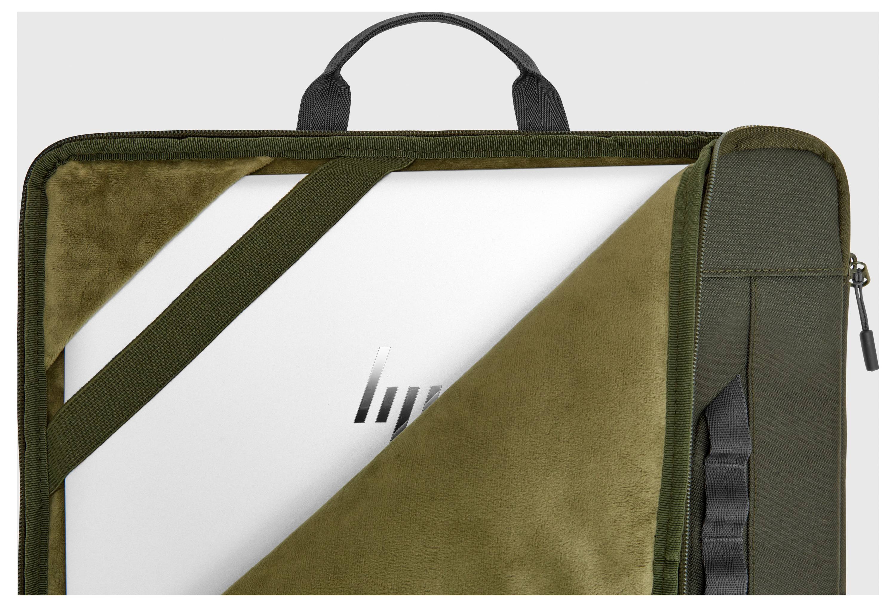 HP Notebook Hülle 9J4C3AA Passend für maximal: 39,6 cm (15,6") Grün, Grau-1