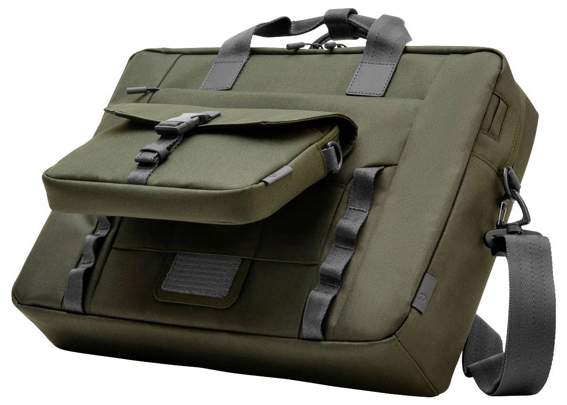 HP Notebook Tasche 9J4C2AA Passend für maximal: 39,6 cm (15,6") Grün, Grau-2