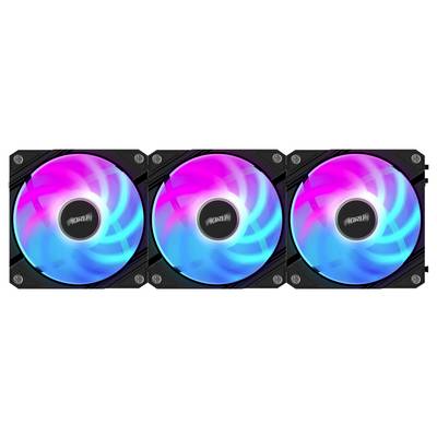 Gigabyte GP-ECFAN1203 PC-Gehäuse-Lüfter Schwarz (B x H x T) 120 x 25 x 120 mm-1