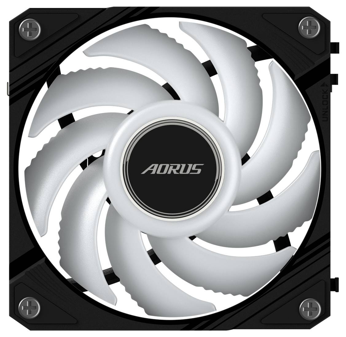 Gigabyte GP-ECFAN1201 PC-Gehäuse-Lüfter Schwarz (B x H x T) 120 x 25 x 120 mm-4