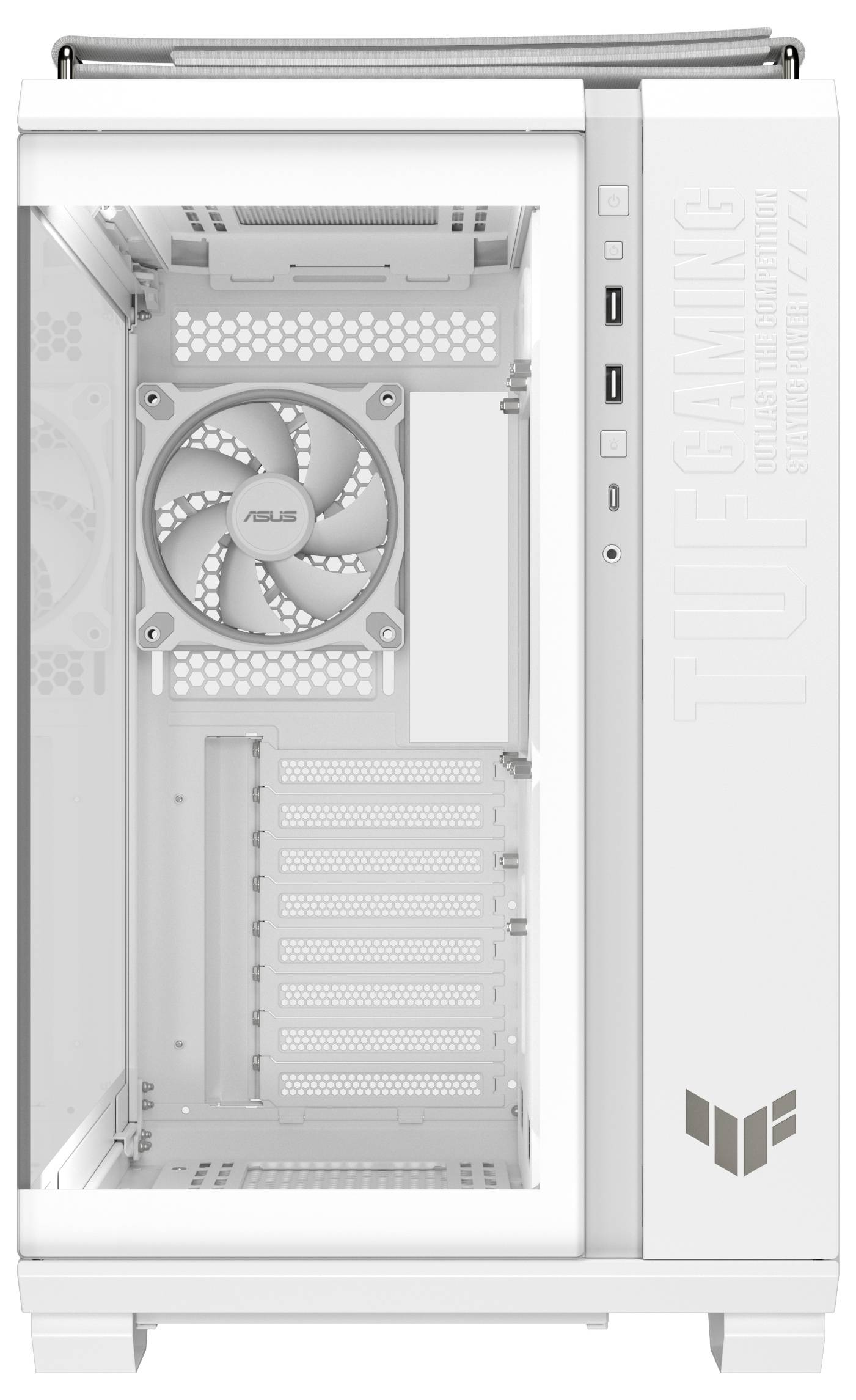 Asus 90DC0093-B19010 Midi-Tower PC-Gehäuse Weiß-2
