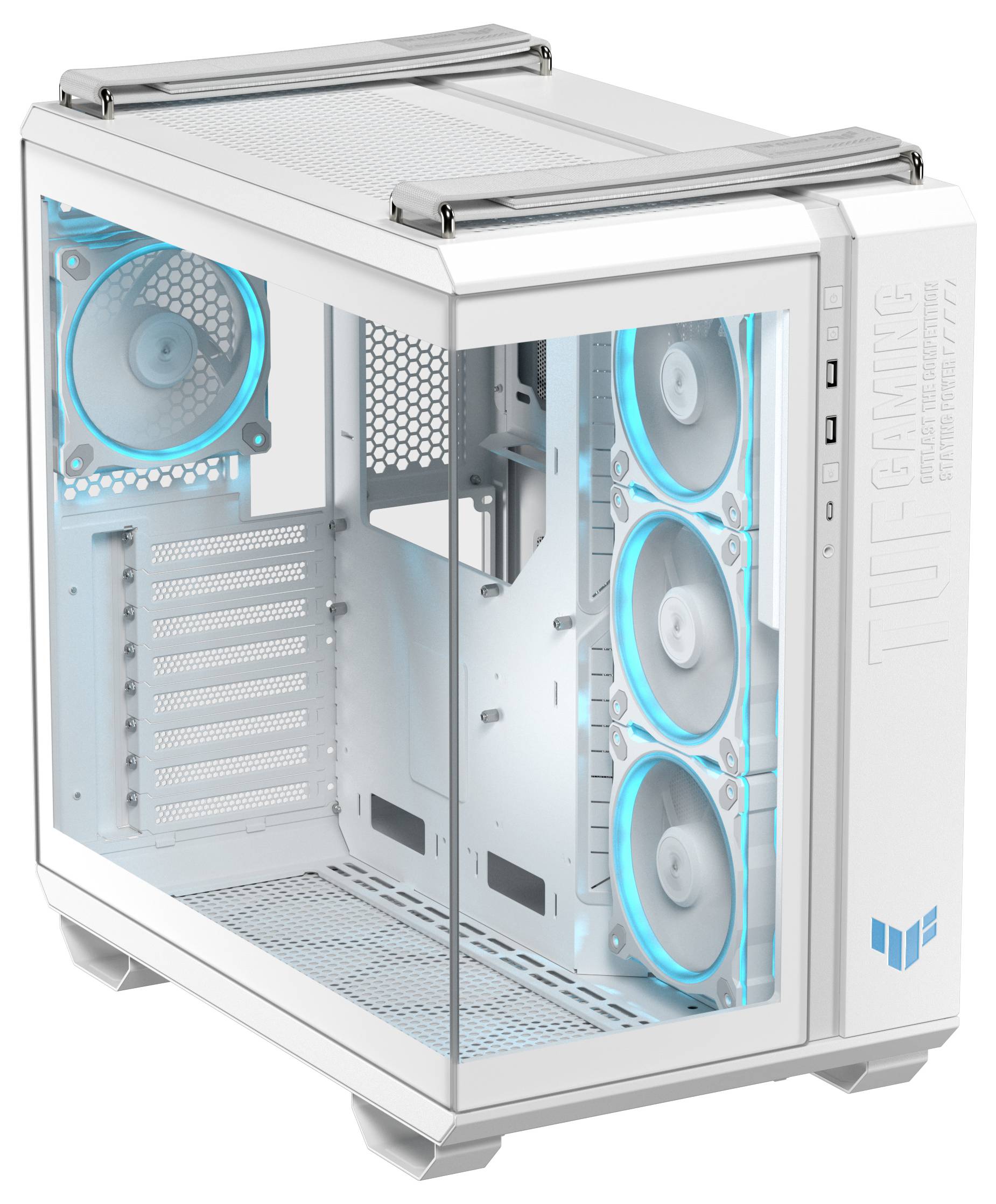 Asus 90DC0093-B19010 Midi-Tower PC-Gehäuse Weiß-5