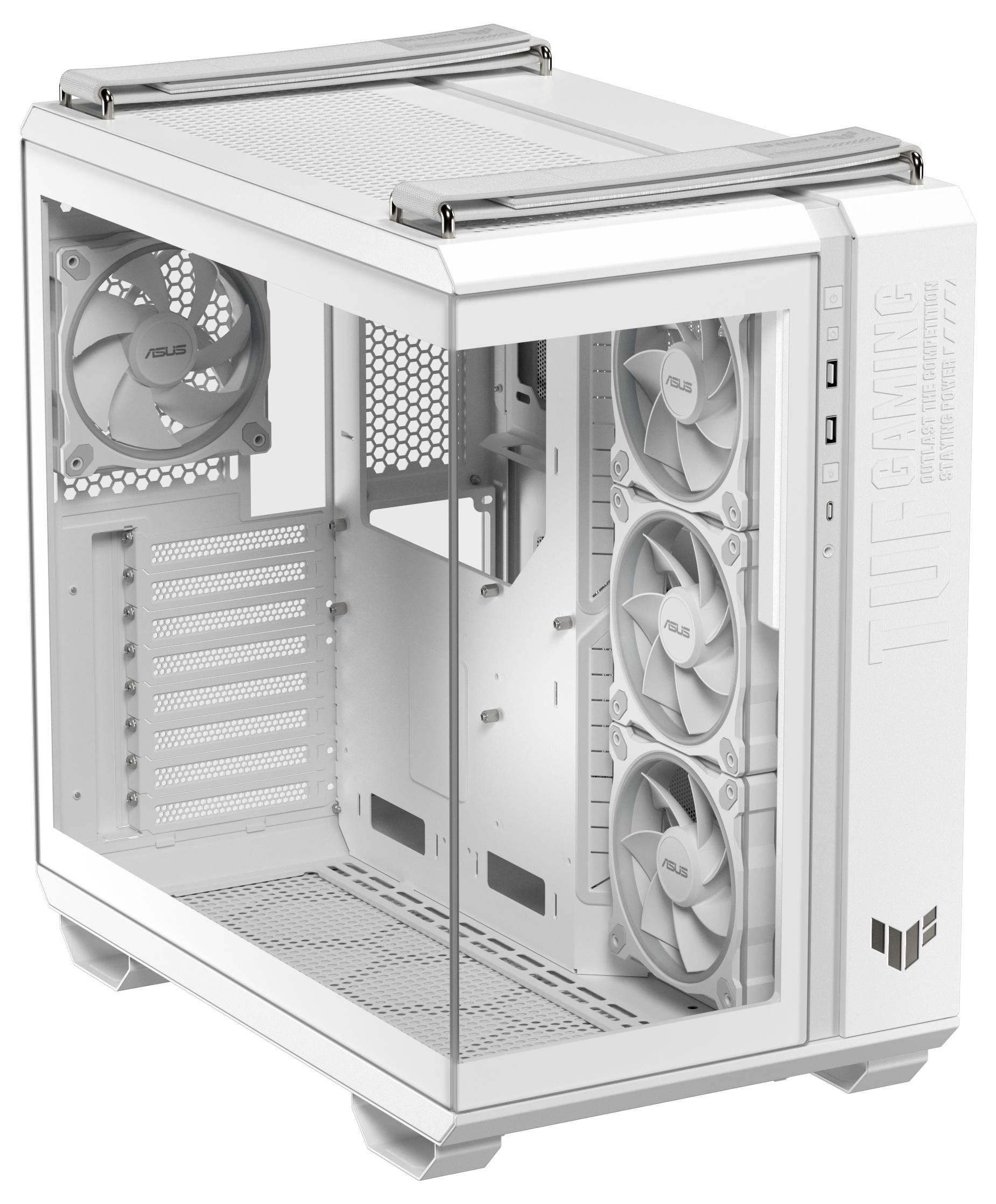 Asus 90DC0093-B19010 Midi-Tower PC-Gehäuse Weiß-6