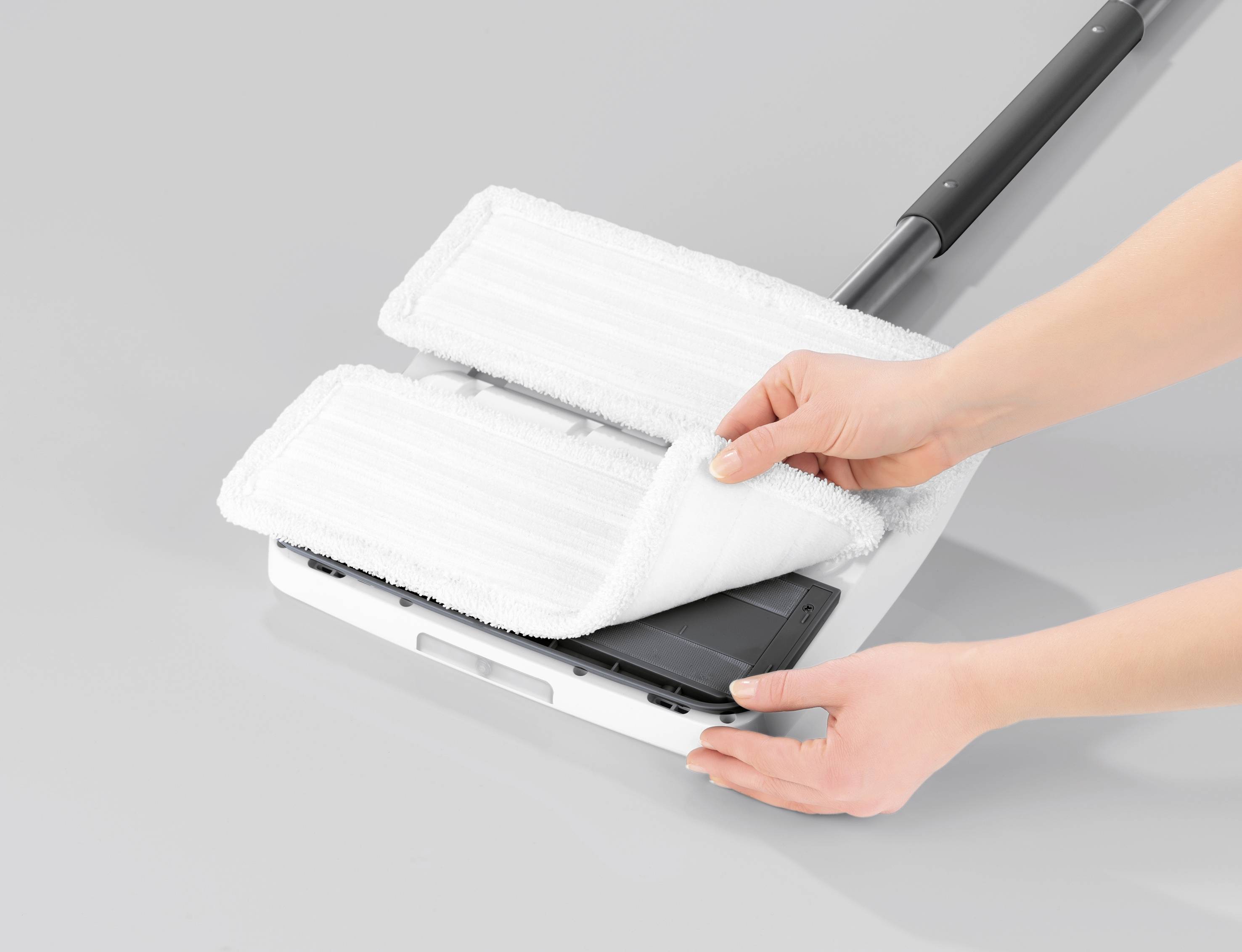 Maxxmee 00469 Akku-Vibrationsmopp Bodenwischer Weiß, Grau 1 St.-3