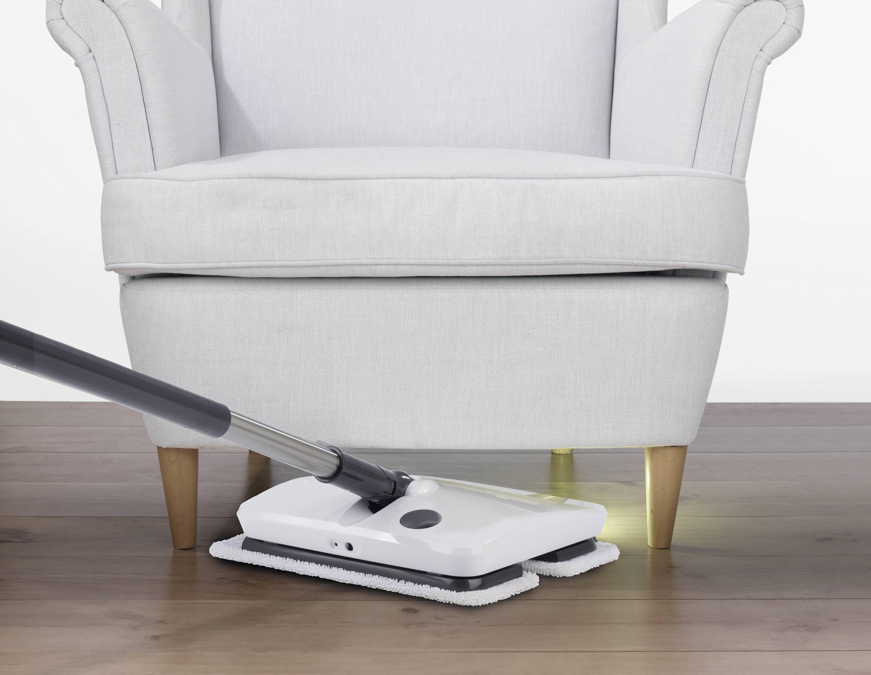 Maxxmee 00469 Akku-Vibrationsmopp Bodenwischer Weiß, Grau 1 St.-7