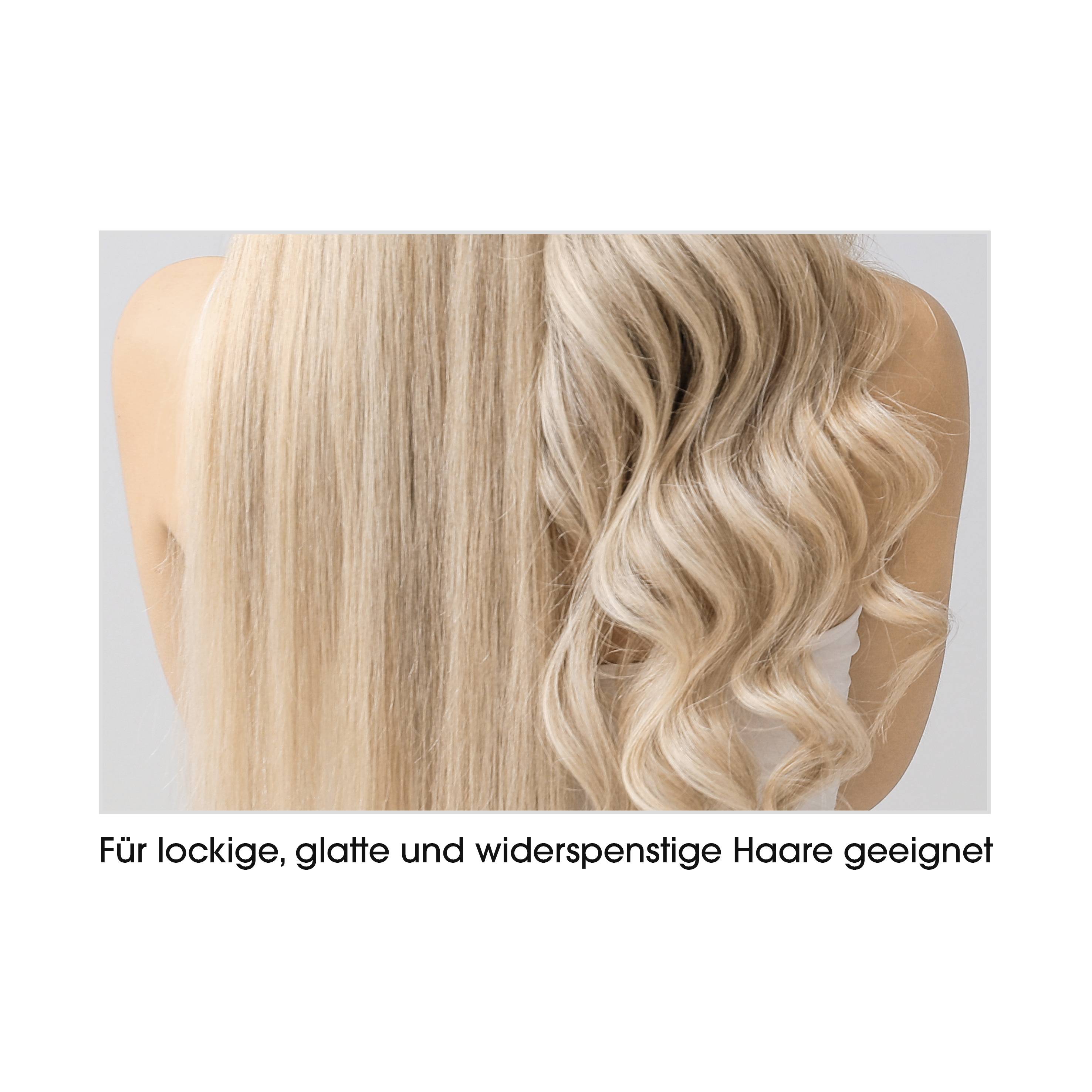 VitalMaxx Warmluftbürste Anthrazit, Rose-8