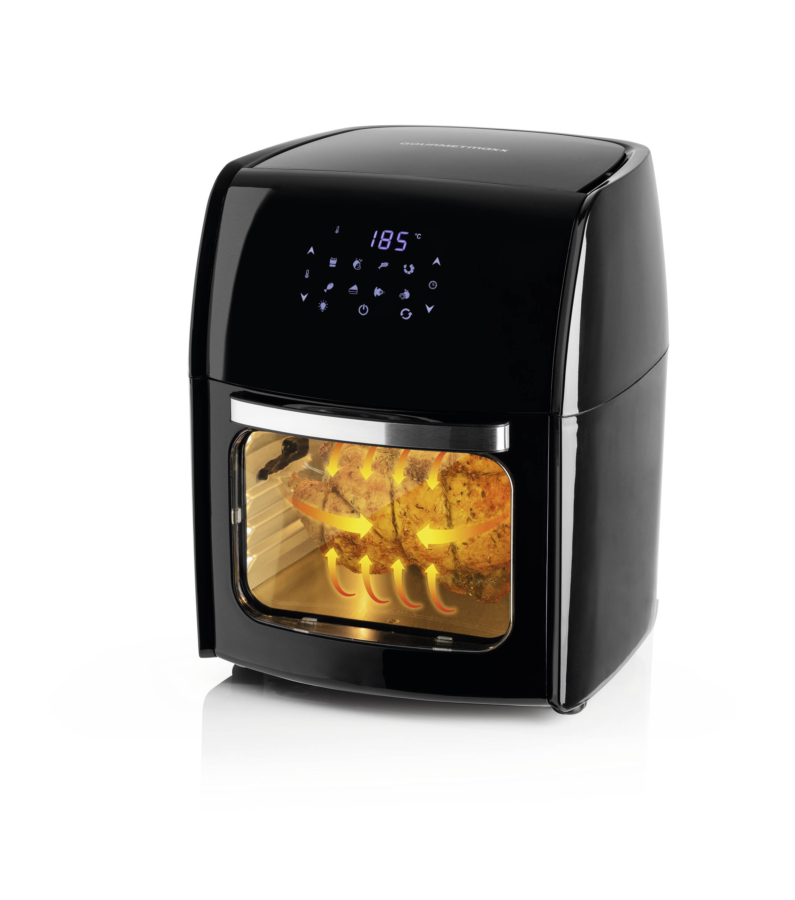 GourmetMaxx Heißluft-Ofen Timerfunktion 12 l-12