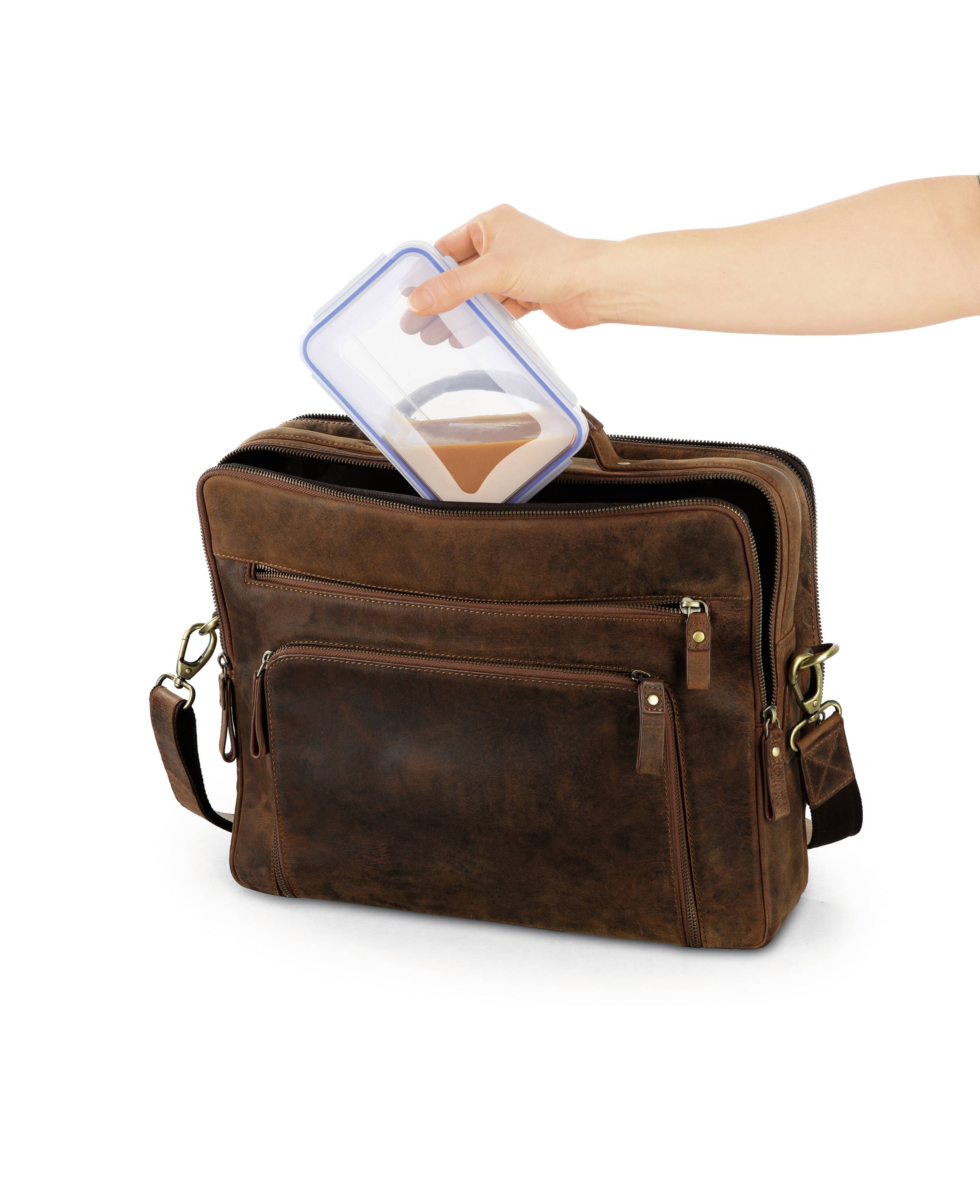 GourmetMaxx Aufbewahrungsbehälter 6er Set PP, Silikon Transparent, Blau 14943-5