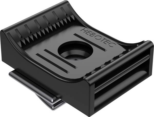 Hebotec KBS 10-60 C16 20 Befestigungssockel Profilschiene 3011-026C Bündel-Ø-Bereich 10 bis 60 mm Schwarz 1 St.