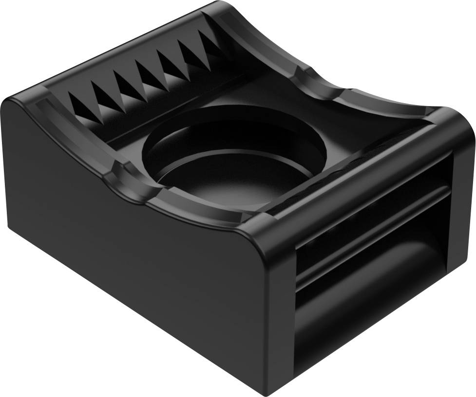 Hebotec KBS-SN 4-20 10 Befestigungssockel 3011-572C Schwarz 1 St.