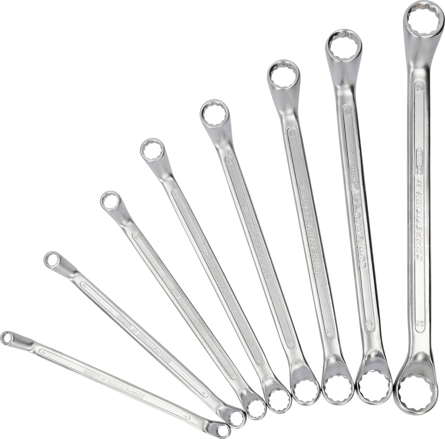 KS Tools 512.0218 512.0218 COMPETITION Doppel-Ringschlüssel-Satz Doppel-Ringschlüssel-Satz 8teilig
