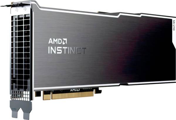 AMD Beschleuniger AMD Instinct MI210 MI210  64 GB HBM2-RAM PCIe x16  PCIe 4.0 x16 Passiv gekühlt