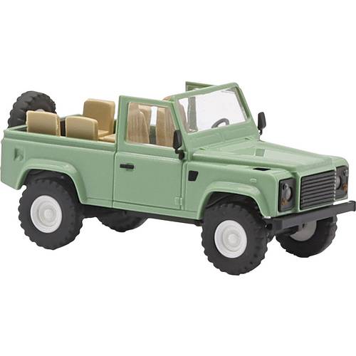 Busch 54391 H0 PKW Modell Land Rover Defender 90 offen, Grün