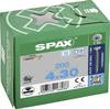 SPAX 1197000400303 R 88091 Senkkopf T-STAR Holzschraube 4 mm 30 mm T-STAR plus Edelstahl A2 200 St.