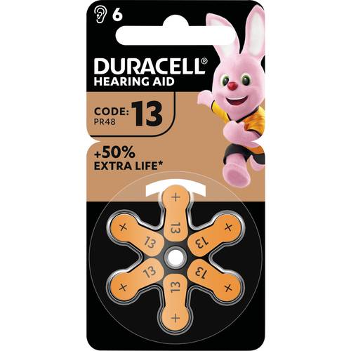 Duracell Hörgerätebatterie ZA 13 1.45 V 1 St. 290 mAh Zink-Luft Batterie