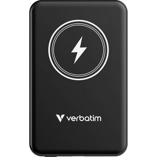 Verbatim Charge n Go Magnetic Wireless Powerbank 5000 mAh Fast Charge, Quick Charge 3.0, USB PD 3.0, Adaptive Fast Charg...