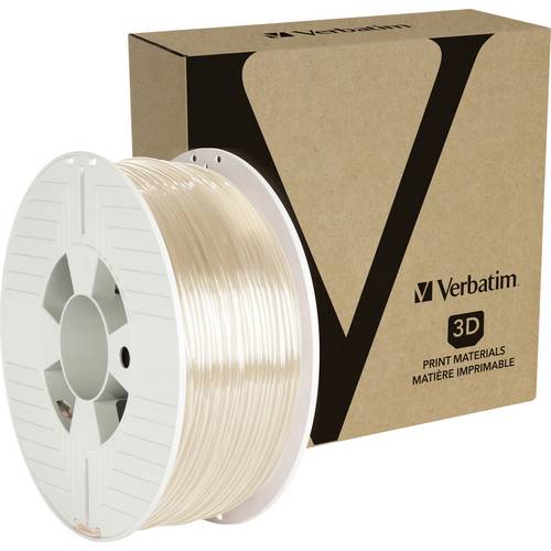 Verbatim 55059 55059 Filament PETG schlagfest, flexibel 2.85 mm 1 kg Transparent 1 St.
