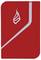 Roter Umschlag mit stilisiertem Flammenemblem und diagonalem Streifen. Markenname 'SUAFIRE' in der Ecke.