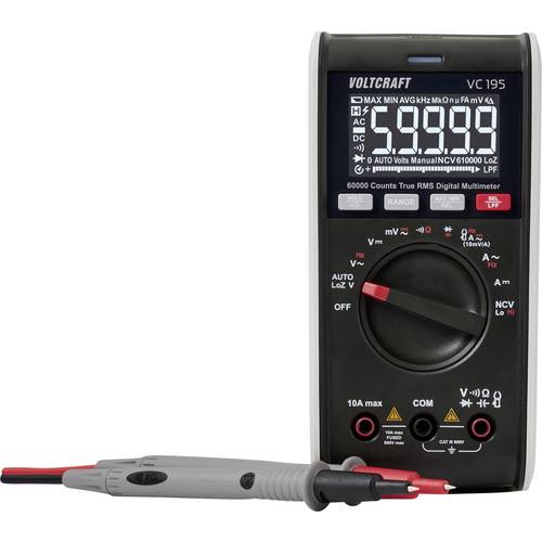 Thumbnail - VOLTCRAFT VC195 Hand-Multimeter digital CAT III 600 V Anzeige (Counts): 60000