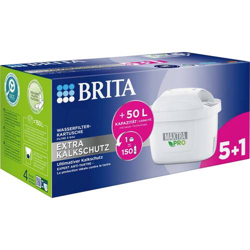 Brita Maxtra Pro Extra 5+1 122225 Wasserfilter Weiß