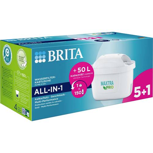 Brita Maxtra Pro Pure 5+1 120559 Wasserfilter Weiß