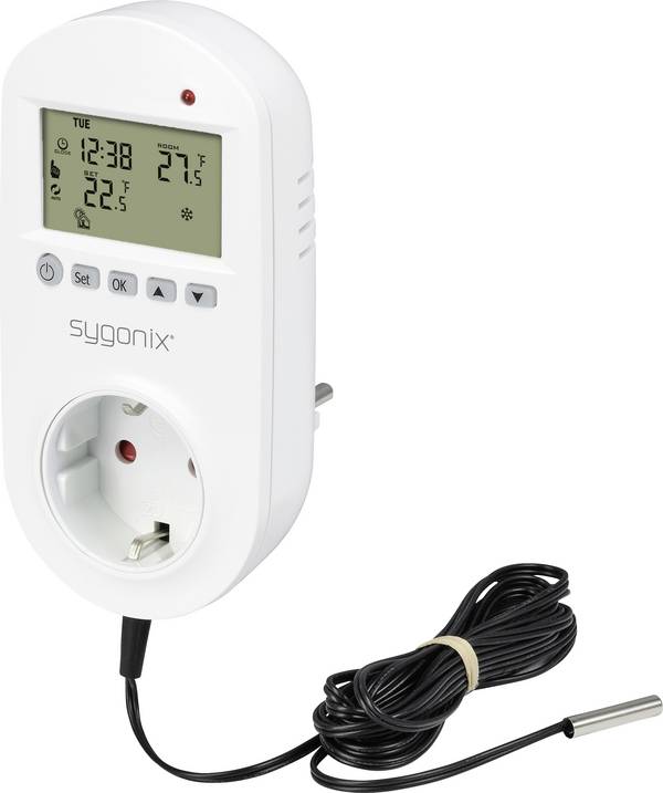 Sygonix SY-6824098  Universalthermostat Zwischenstecker Wochenprogramm  1 St.